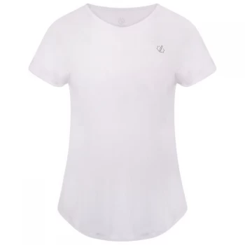 Image of Dare2B Swarovski Embellished Agleam T-Shirt - White
