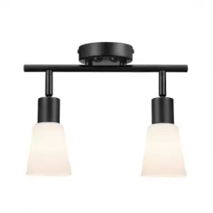 Image of Nordlux Cole Twin Spotlight Black, E14