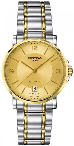 image of Certina Watch DS Caimano Gent Automatic - Gold CRT-237