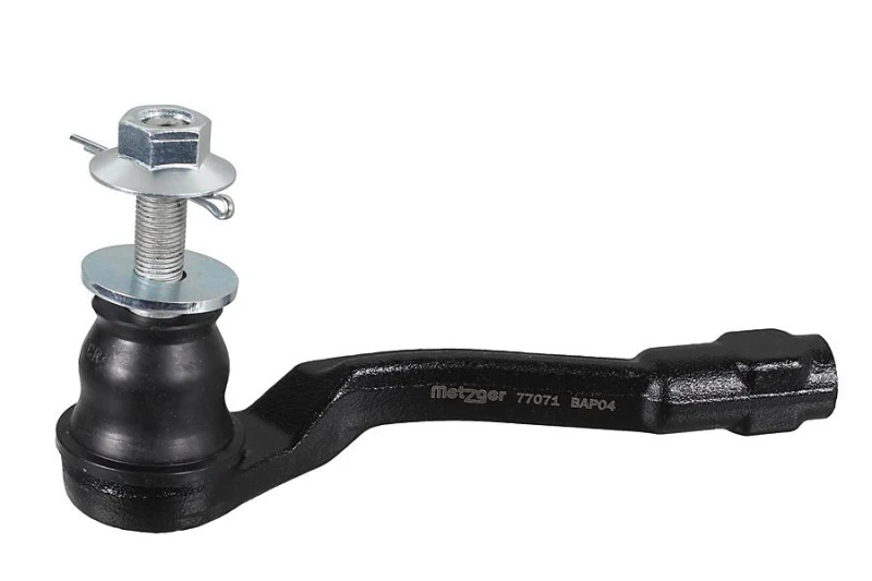 Image of METZGER 54074901 Track rod end COMPETENCE KIT GREENPARTS Front Axle Left, with Split Pin, with nut Tie Rod End (914)
