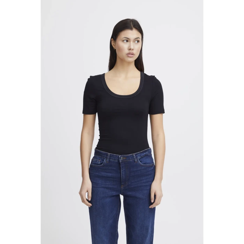 Image of Ichi Womens T-Shirt Ichi Zola Noir Female M