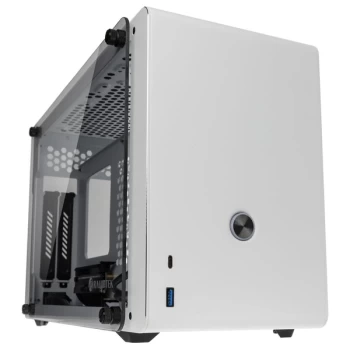 Image of Raijintek Ophion Mini-ITX Case - White Tempered Glass