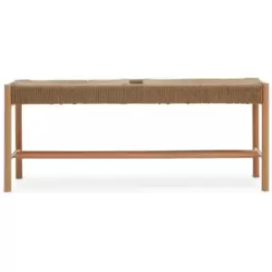 Image of Interiors by PH Bandar Hemp Rope Bench Natural