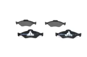 Image of Bosch Brake pad set with piston clip 0 986 424 645 Brake pads,Brake pad set, disc brake FORD,MAZDA,Fiesta Mk4 Schragheck (JAS, JBS),KA (RB_)