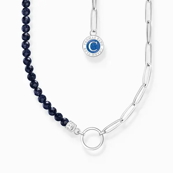Image of Thomas Sabo Charm Club Charmista Charmista Blue Sterling Silver Enamel