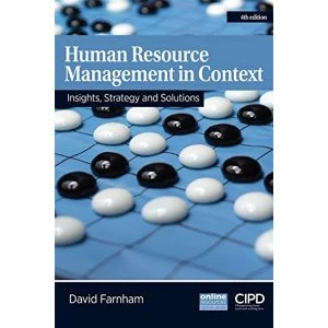 Image of Human Resource Management in Context: Insights, Strategy and Solutions by David Farnham (Paperback, 2015)