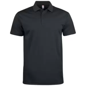 Image of Clique Unisex Adult Basic Active Polo Shirt (XS) (Black)