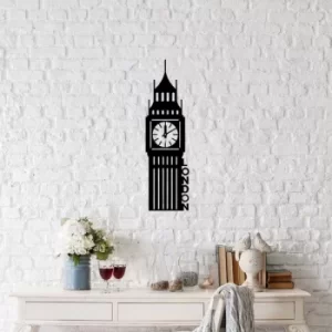 Image of London Black Decorative Metal Wall Accessory