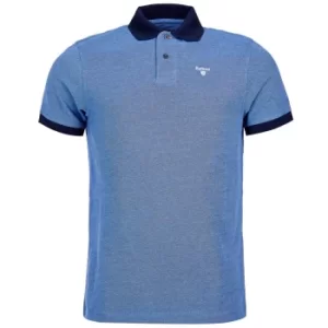 Image of Barbour Mens Sports Polo Mix Navy Large