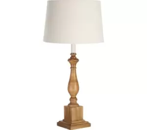 Image of INTERIORS by Premier Candle Square Base Table Lamp