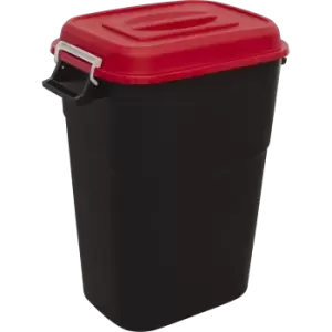 image of Sealey Polypropylene Refuse/Storage Bin 95l Red