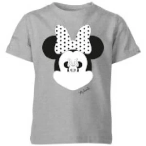 image of Disney Minnie Mouse Mirror Illusion Kids T-Shirt - Grey - 11-12 Years