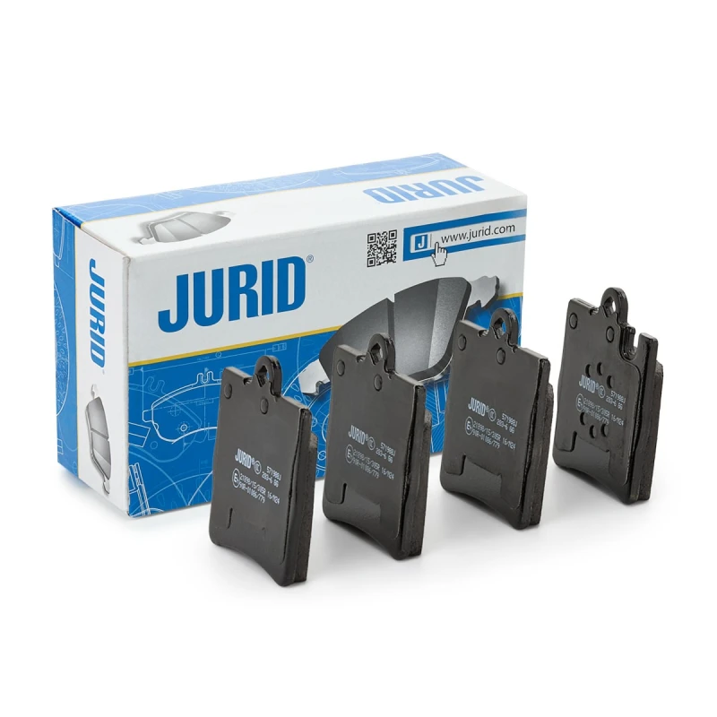 Image of JURID 571988J Brake pad set prepared for wear warning indicator, without accessories Brake Pad Set,disc brake (402)