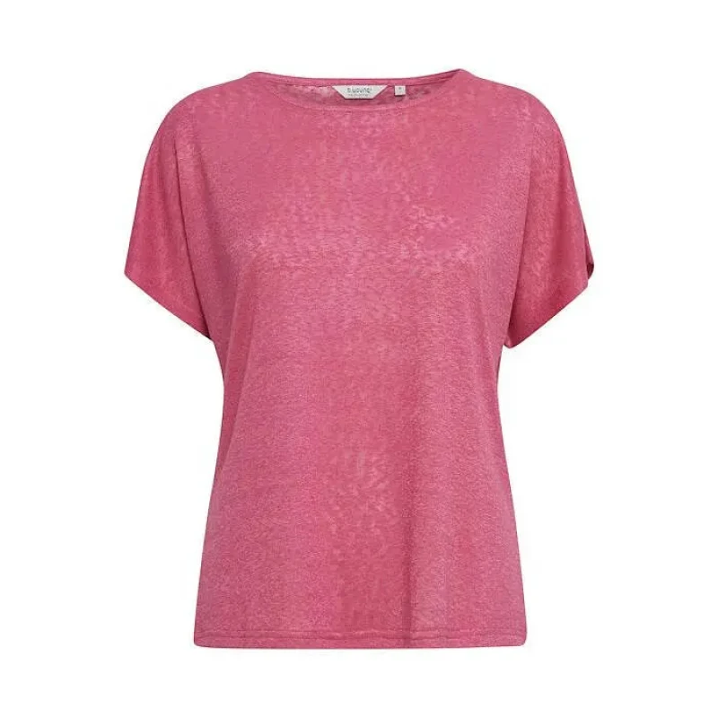 Image of b.Young Womens Mouse Rescue Sleeve T-Shirt b.young Sakia Rose Female L