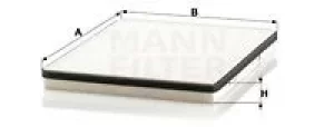 Image of Cabin Air Filter Cu3132 By Mann-Filter