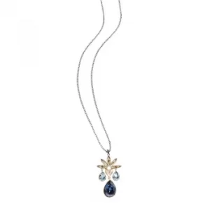 Image of Ladies Guess Rhodium Plated Pendant
