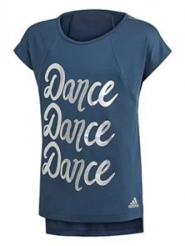 image of Adidas Adidas Girls Junior G A.R. Dancetee