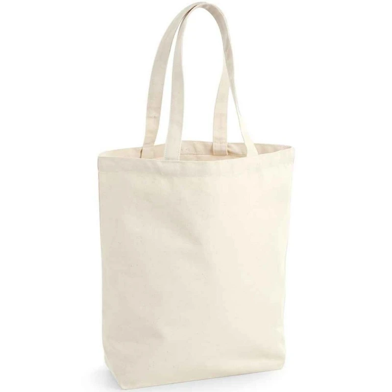 Image of Westford Mill Womens Camden Cotton Fairtrade Tote Bag in Natural Natural Female One Size