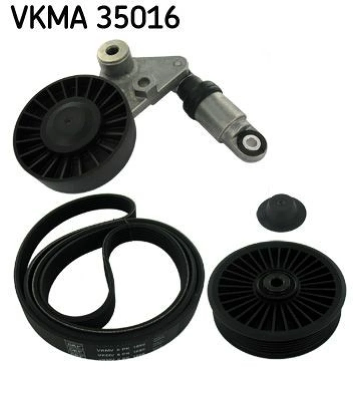Image of SKF V-Ribbed Belt Set SKF VKMA 35016
