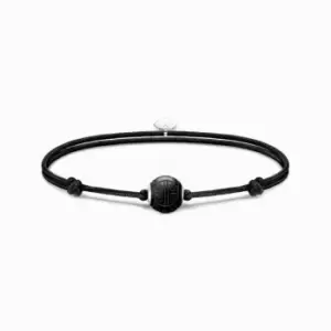 Image of Black Nylon Obsidian Bracelet A2108-172-11
