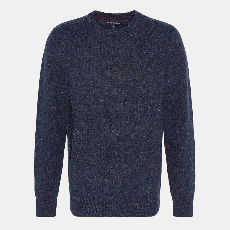 Image of Barbour Tainsbury Crew Neck Jumper - Blue Blue S
