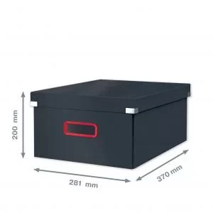 Image of LEITZ Storage Box C&S Cosy Large velvet grey