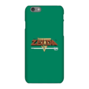 image of Nintendo The Legend Of Zelda Retro Logo Phone Case - iPhone 6S - Snap Case - Gloss