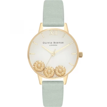 Image of Dancing Daisy Gold & Sage Watch