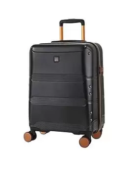 Image of Rock Luggage Mayfair UYVJC 8 Wheel Spinner Cabin Black Suitcase