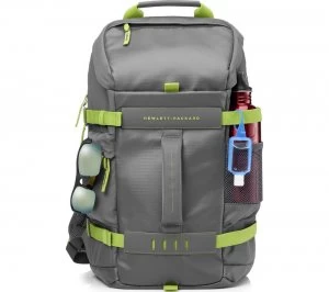 Image of HP Odyssey 15.6 Laptop Backpack Grey Green