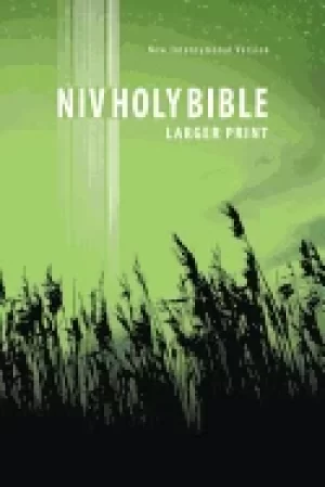 Image of niv new testament large print paperback green