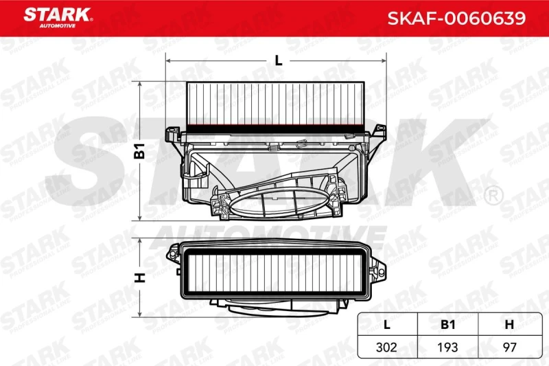 Image of Air filter STARK SKAF-0060639
