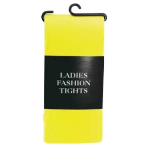 Image of Bristol Novelty Womens/Ladies Fashion Tights (One Size) (Yellow)