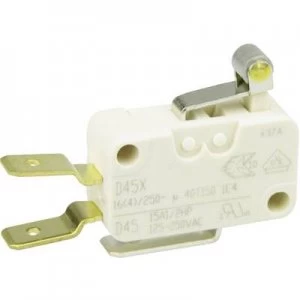 image of Cherry Switches Microswitch D45U V3RA 250 V AC 16 A 1 x OnOn momentary