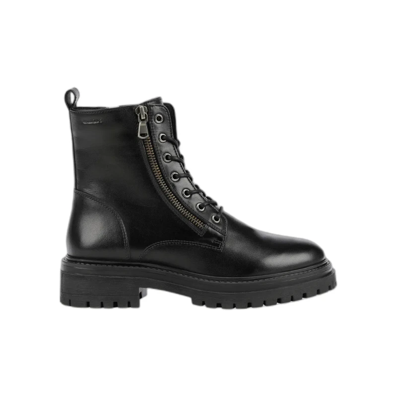 Image of Geox Leather boots woman Geox Iridea Noir Female 35
