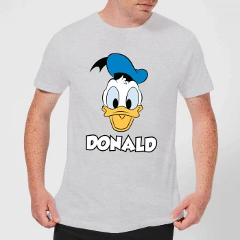 Image of Disney Mickey Mouse Donald Face T-Shirt - Grey - XS