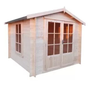 Image of Shire Barnsdale Log Cabin - 7ft x 7ft