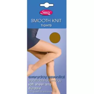 image of Silky Womens/Ladies Smooth Knit Tights Extra Size (1 Pairs) (XXX-Large (60-80)) (Natural Tan)