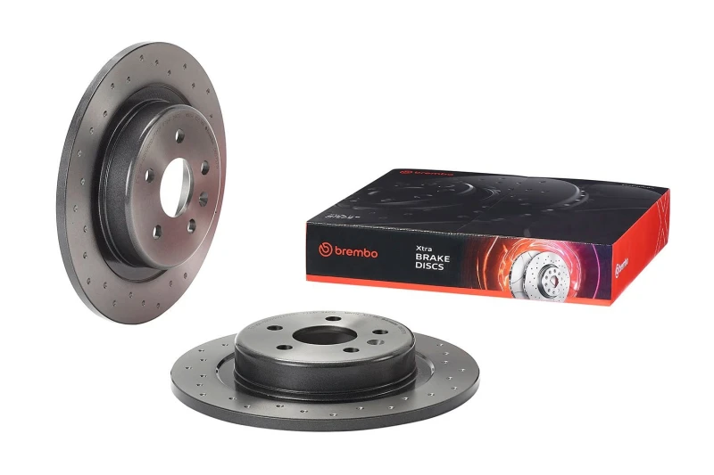 Image of BREMBO Brake disc BREMBO 08.D757.1X
