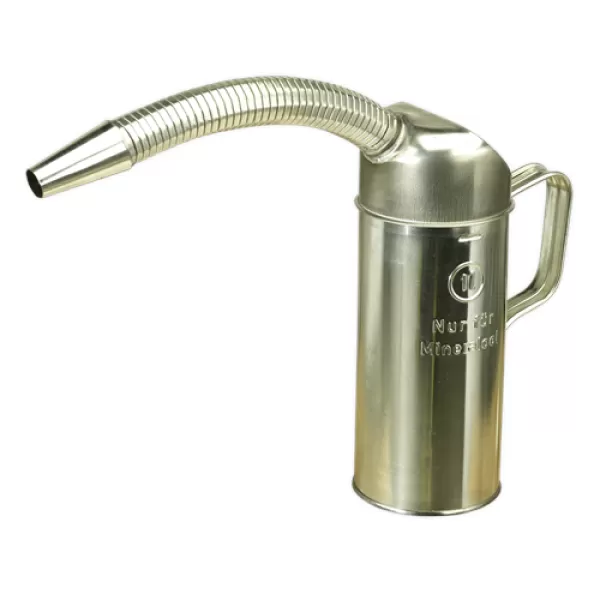 Image of Genuine SEALEY JM1F Measuring Jug Metal with Flexible Spout 1ltr