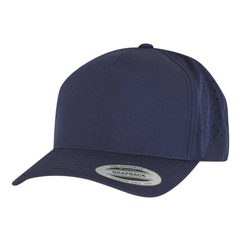 Image of Flexfit Mens 5 Panel Baseball Cap in Navy Navy Male One Size