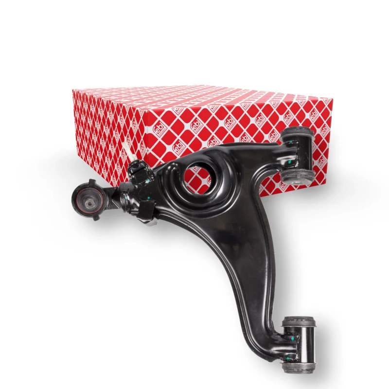 Image of FEBI BILSTEIN 14036 Suspension arm Control Arm, Sheet Steel, Lower, with ball joint, with rubber mounts Sheet Steel Track Control Arm (273)