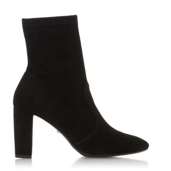 image of Dune London Dune Optical Boots - Black Suede