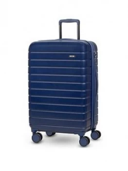 image of Rock Luggage Novo RDDEN 8 Wheel Medium Navy Suitcase