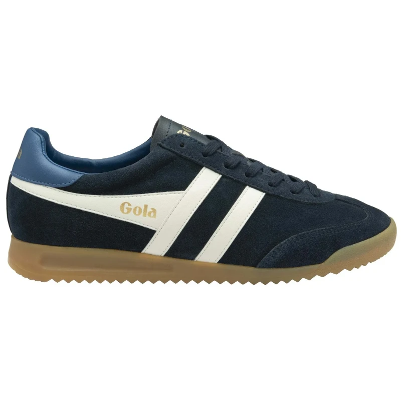 Image of Gola Leather lace-up trainers Gola Torpedo Bleu Male 41