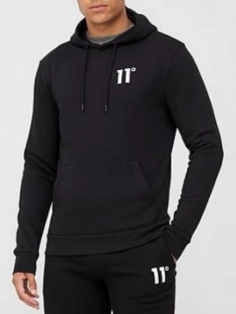 image of 11 Degrees Core Pullover Hoodie - Black