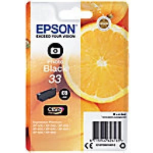 Image of Epson Oranges 33 Photo Black Ink Cartridge
