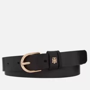 Image of Tommy Hilfiger Womens Th Timeless Belt - Black - 90cm/L
