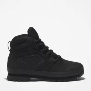 Image of Timberland Euro Hiker Chukka For Men In Black Black, Size 10