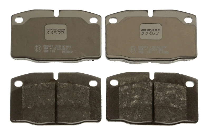 Image of TRW GDB199 Brake pad set prepared for wear warning indicator Brake Pad Set,disc brake (402)